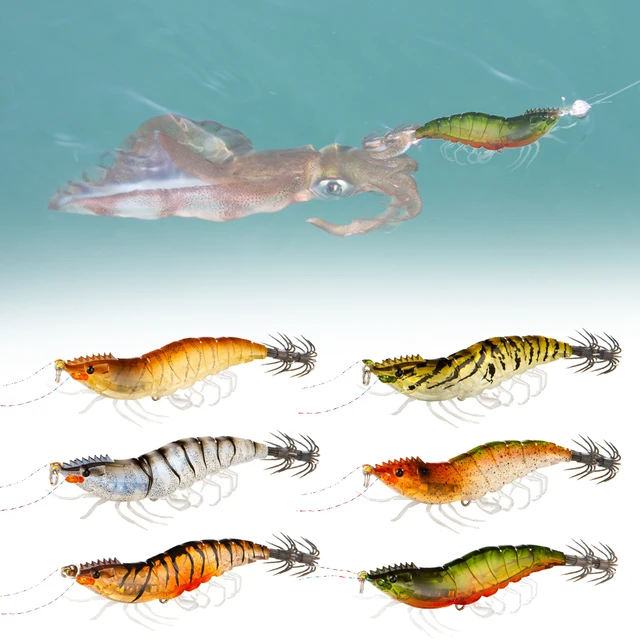 Luminous Shrimp Prawn Tackle Hooks Lure: The Ultimate Saltwater Fishing Bait