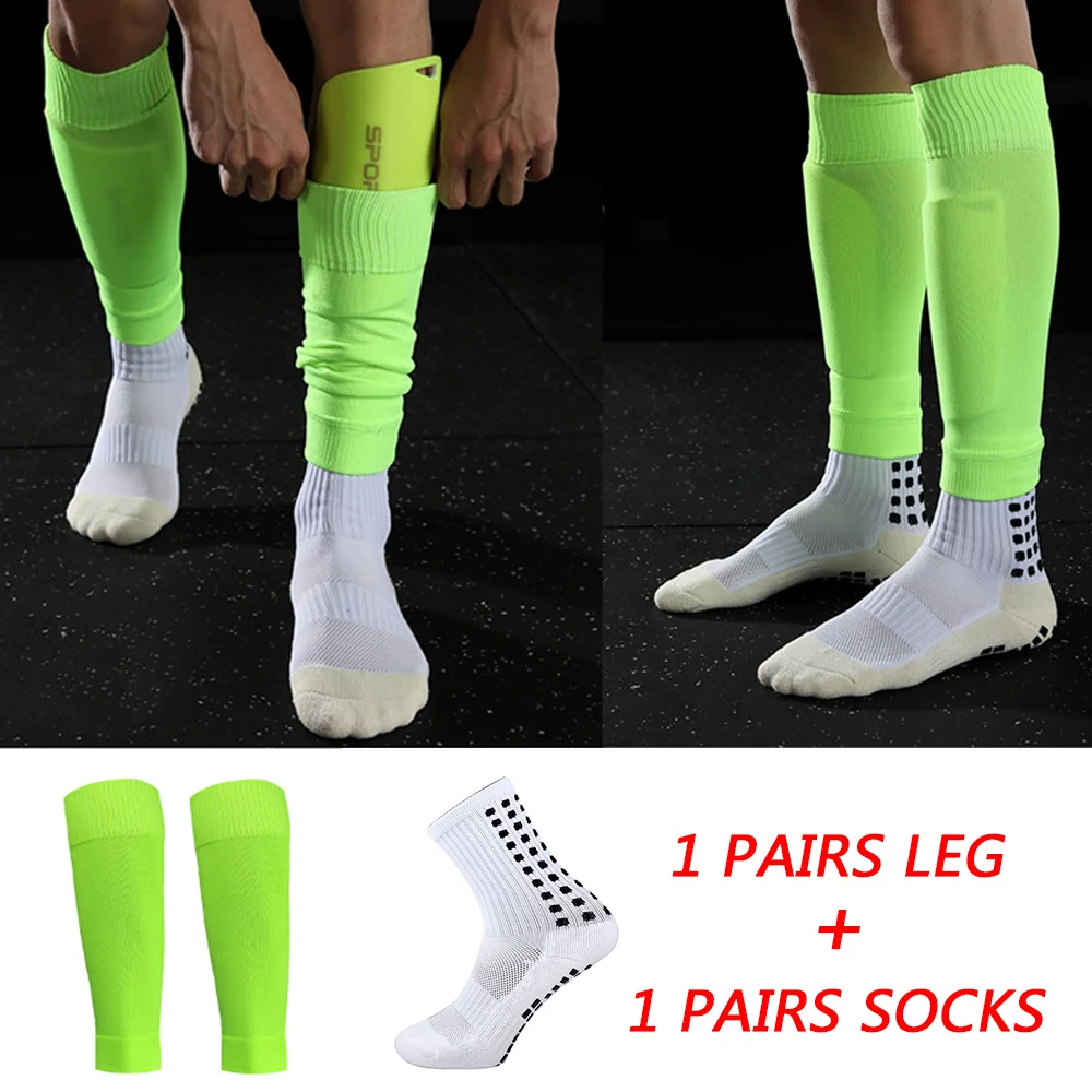 

Mid Football New Socks Non Calf ANTI Slip Soccer SLIP Cycling Sports Socks Mens Leg+Socks