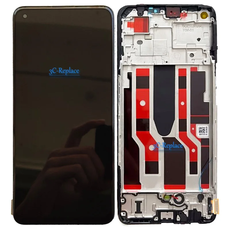 Amoled / TFT Black 6.43 Inch For Oppo Reno7 Z 5G CPH2343 LCD
