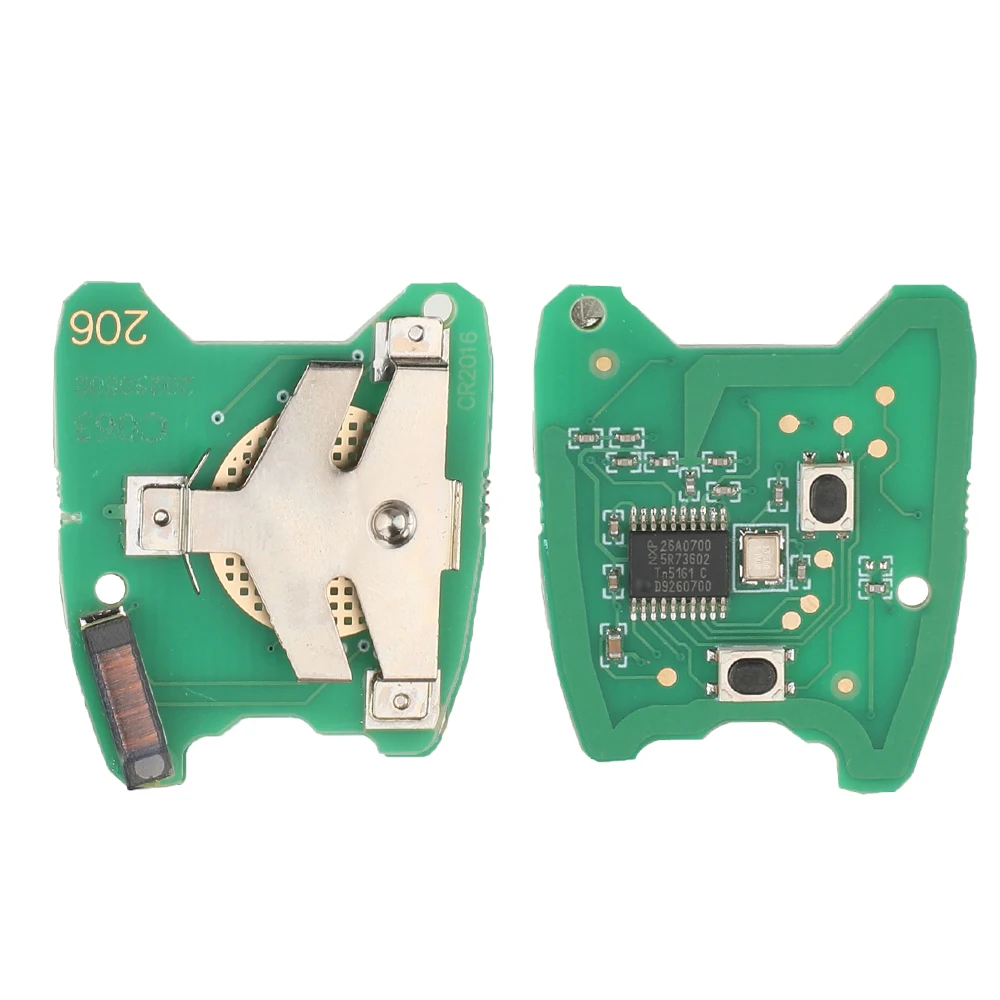 jingyuqin Fernbedienung Autoschlüssel 433 MHz ID46 für Aygo Peugeot 106 107 206 306 307 207 407 Partner für Citroen C1 C2 C3 C4 Saxo Picasso – Detail 6