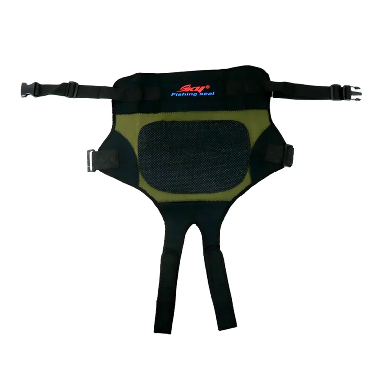 ZYZ Adjustable Sea Rock Fishing Seat Cushion Breathable Moisture Resistant and Anti-slip Thick Soft Fishing Hip Pads