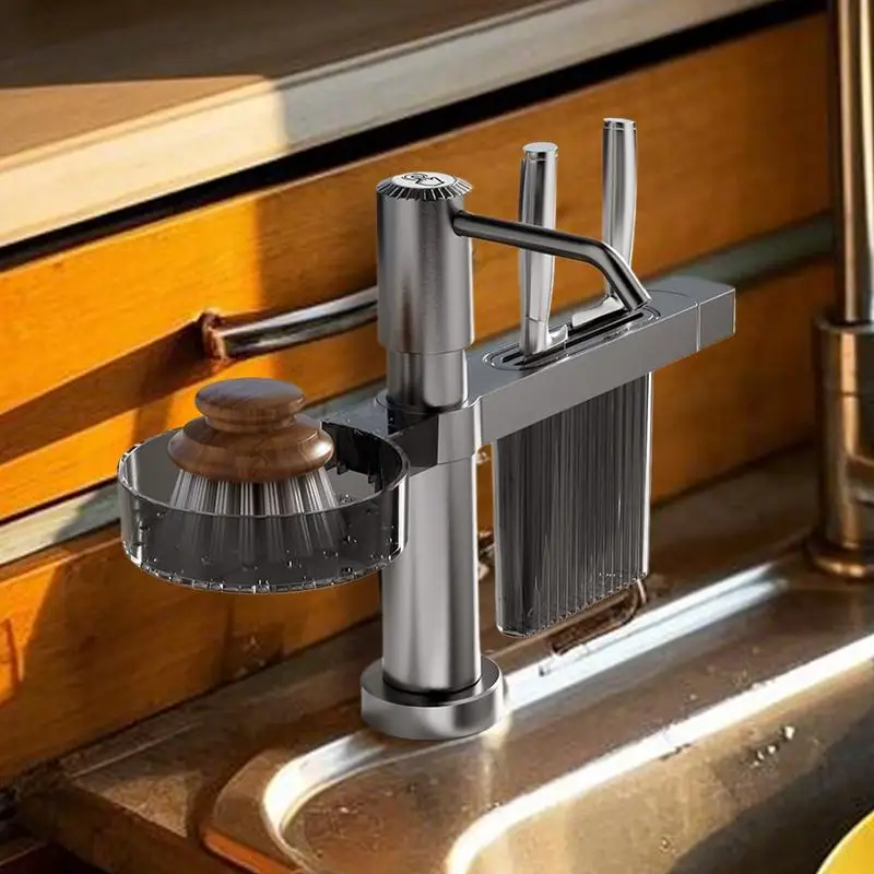Soap Dispenser With Extension Tube Household Press Soap Dispenser Pump Shelf Design Kitchen Gadgets For Hotel Laundry Room