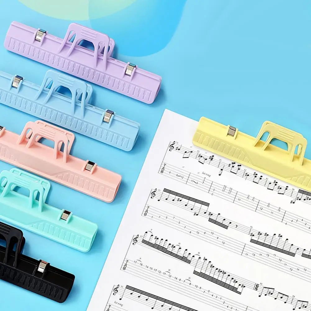 

Helpful Multicolor Eco-friendly Stable Use Sheet Music Clip Stationery Supplies Sheet Music Clip Music Clip