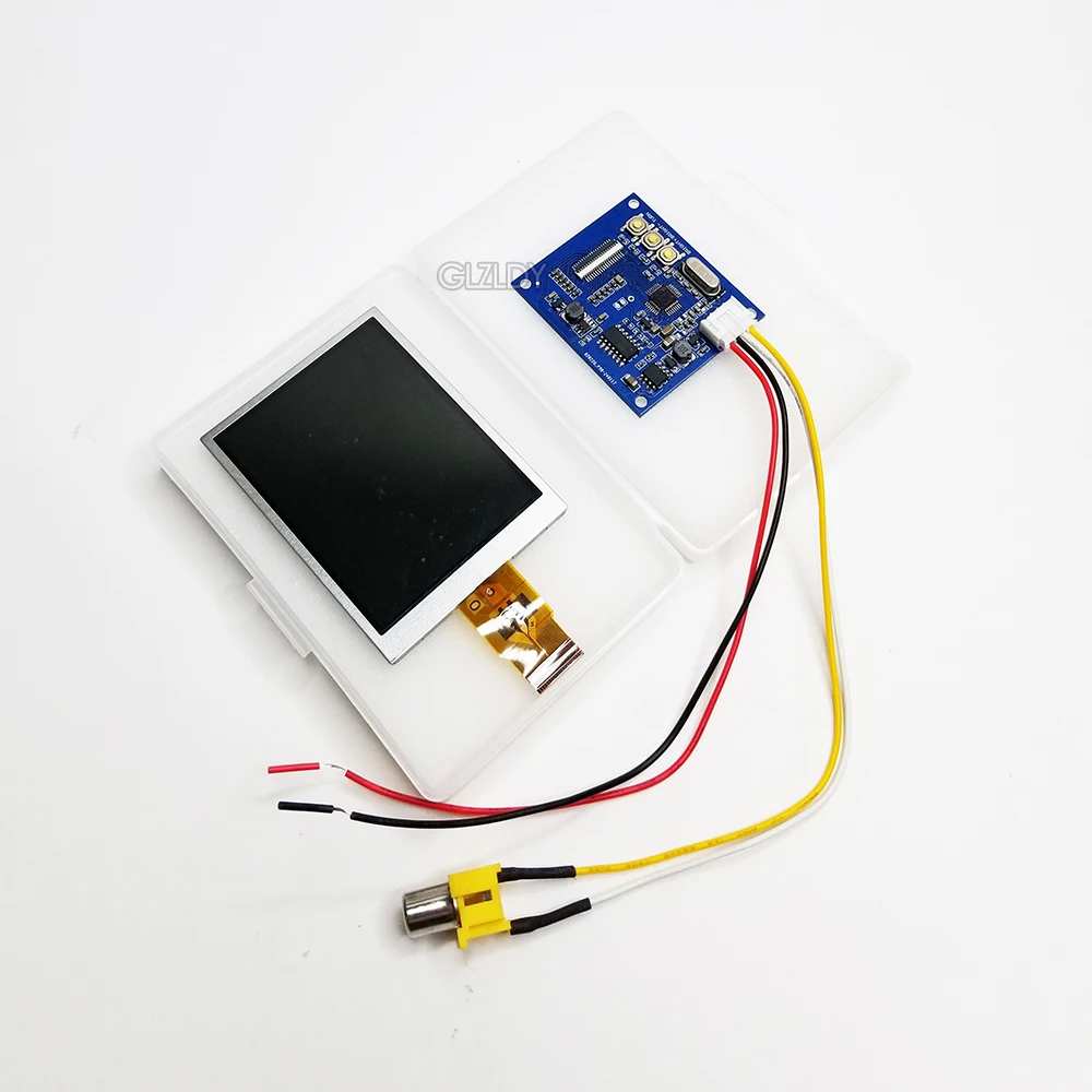 2.8 inch lcd display module kit NTSC/PAL automatic switch 960x240 4:3 auto switch RCA AV for doorbell Car Display CCTV Car Video