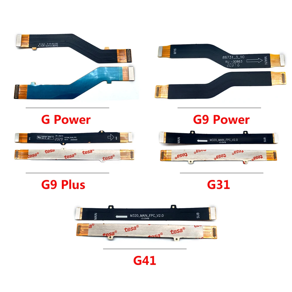 10-Pack Premium Main Flex Cables for Motorola Smartphones - Connect Mainboard to Screen