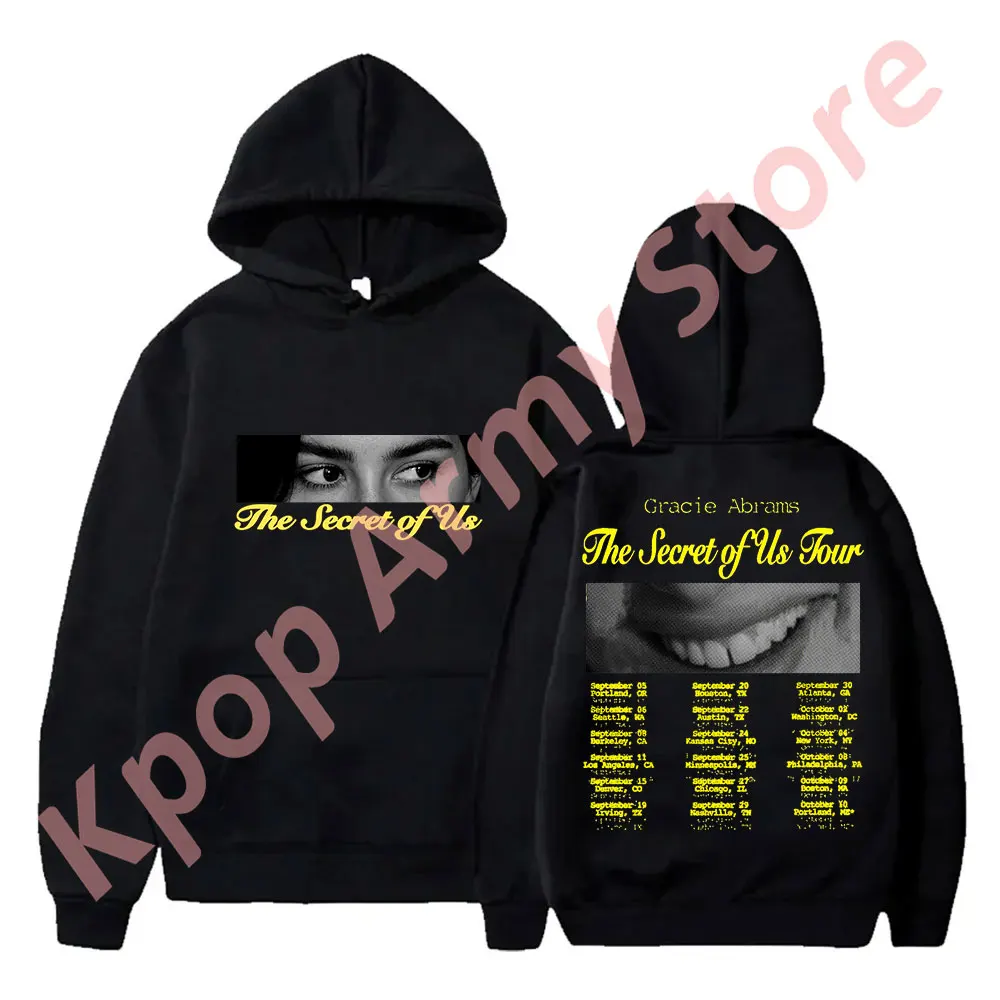 

Толстовки Gracie Abrams The Secret of Us Tour Merch, женские и мужские модные повседневные толстовки для косплея, уличная одежда
