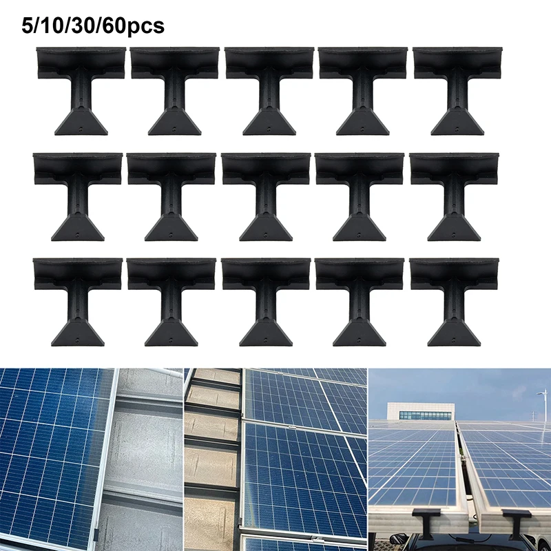 5/10/30/60 Pcs Solar Panel Water Drainage Clips PV Module Photovoltaic Power Supplies Generation 30/35/40mm
