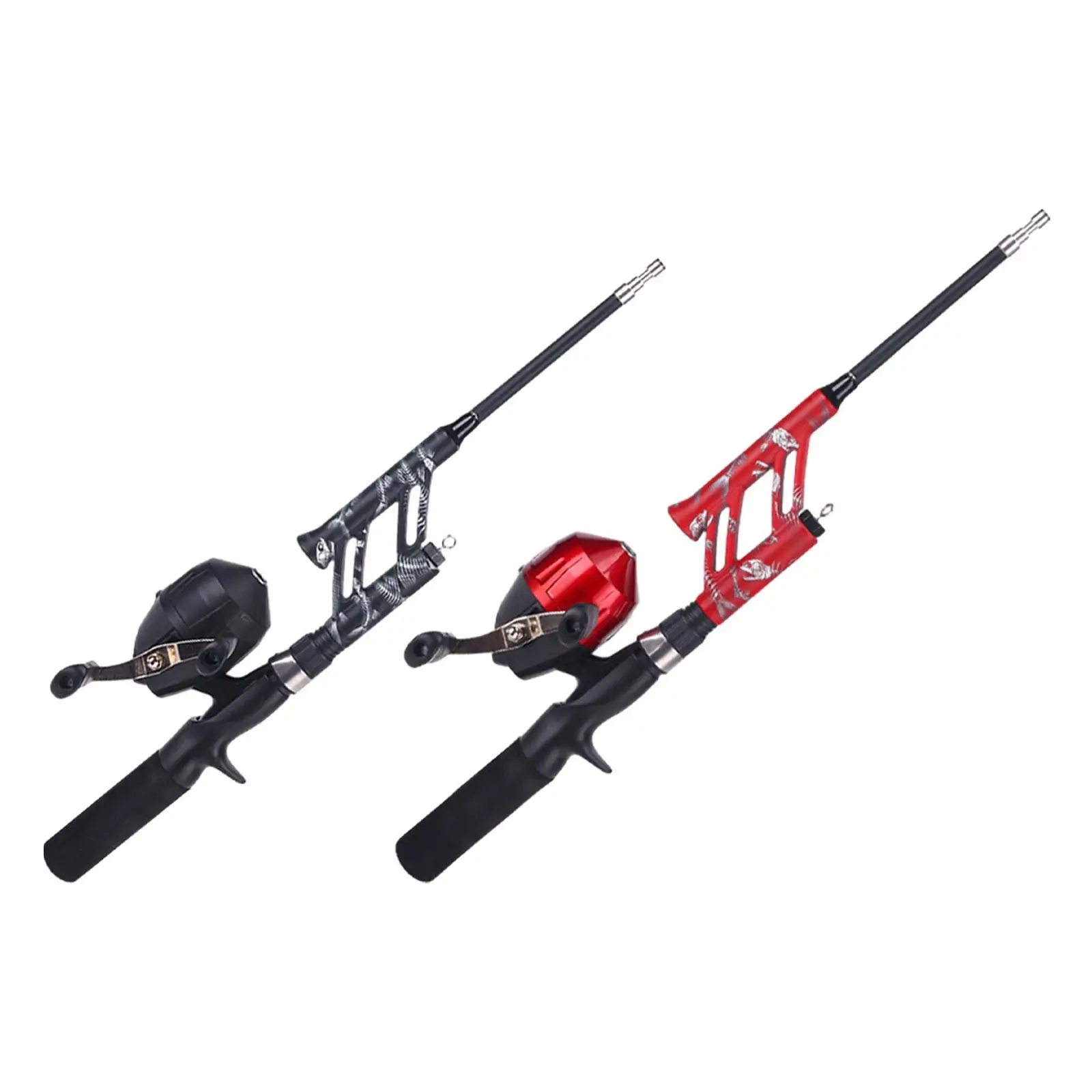 Fishing Rod and Reel, Fishing Reel Telescopic Fishing Pole with EVA Handle