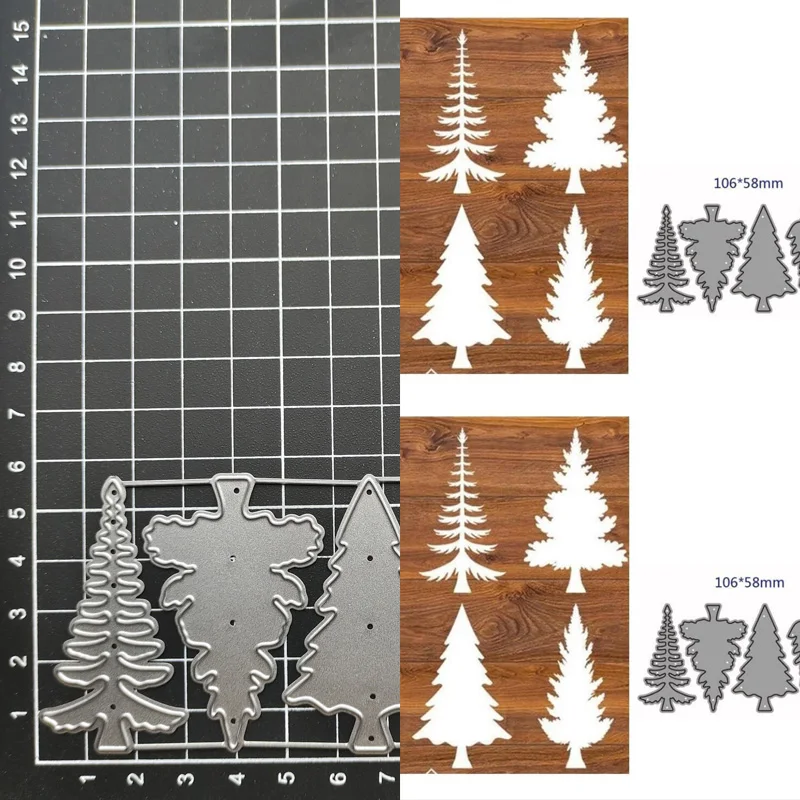 

Trees Metal Cutting Dies for DIY Scrapbooking Album Paper Cards Decorative Crafts Embossing Die Cuts