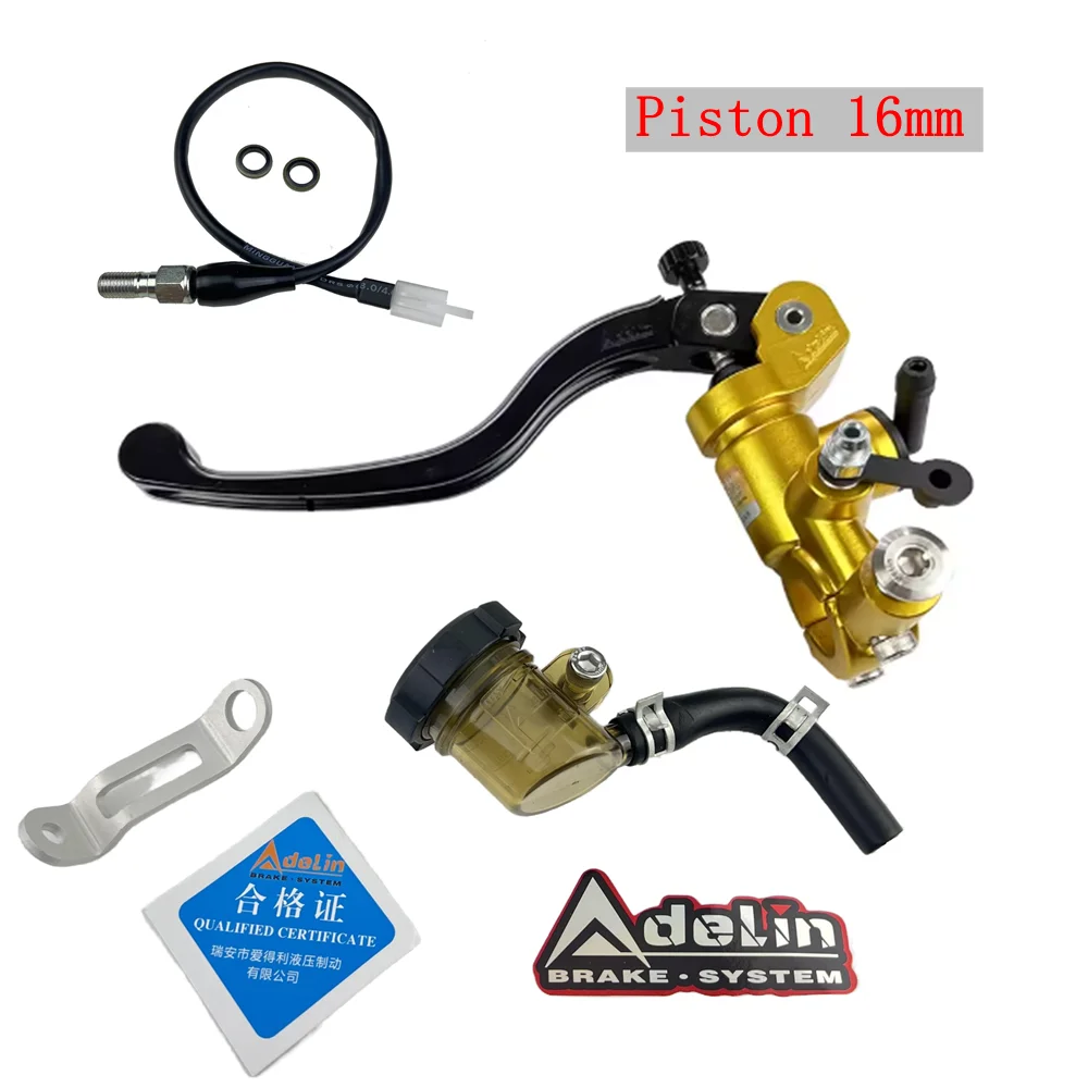Adelin 16mm Motorcycle Brake Clutch Master Cylinder Hydraulic Pump