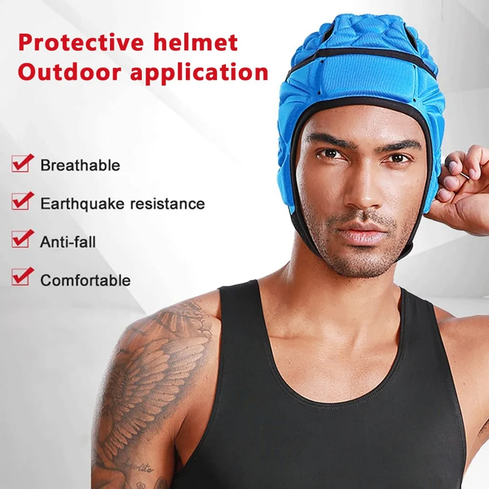 rugby headguard Rugby Football Helmet Headguard Goalie Hat Cap Soft Protective Rugby Headguard Adult