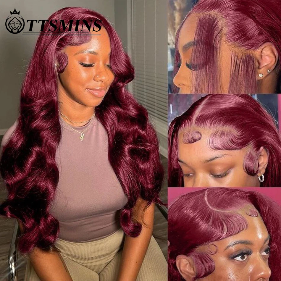 Рисунок 5 - Парик длинный бордовый из натуральных волос