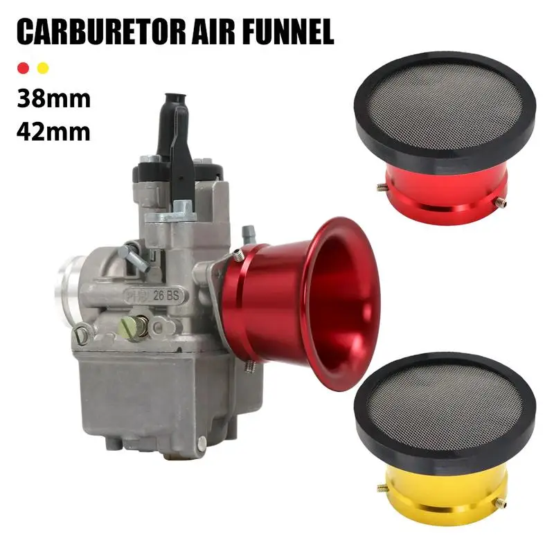 

Motorcycle Wind Horn Cup Air Filter Enhanced Airflow & Protection With Stainless Steel Mesh Durable Aluminum Cover Fit Most Bike