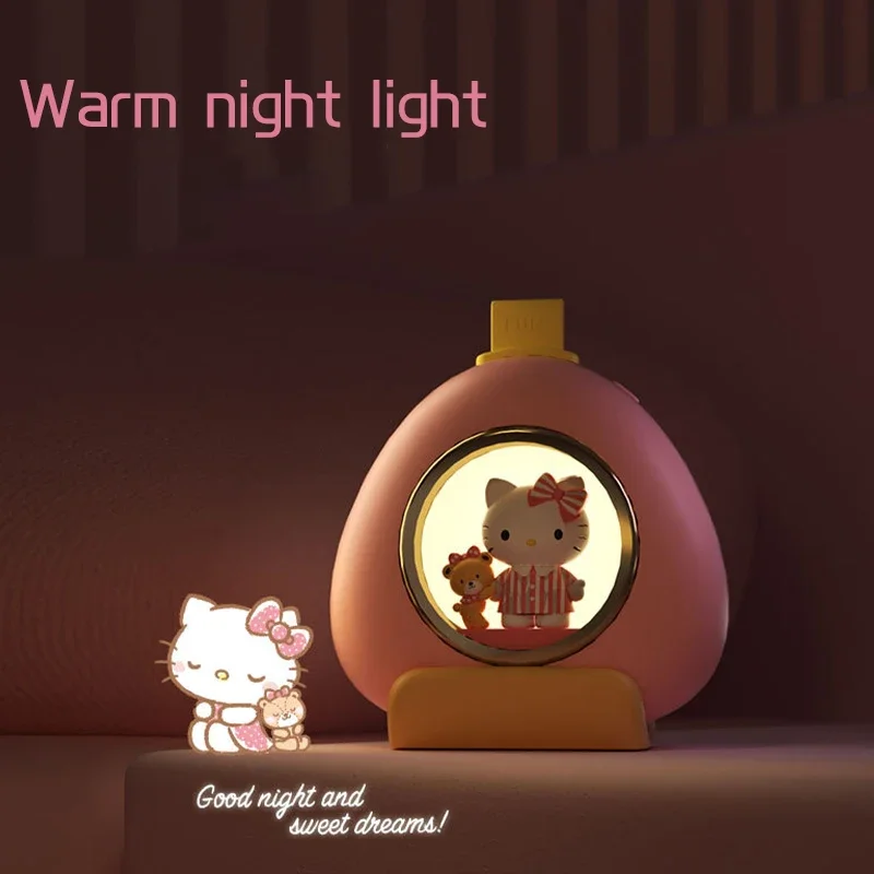 

Sanrio Kawaii Kuromi Cinnamoroll Power Bank 10000mah Hand Warmer High Capacity Luminous Portable Fast Charging Girl Heart Gifts