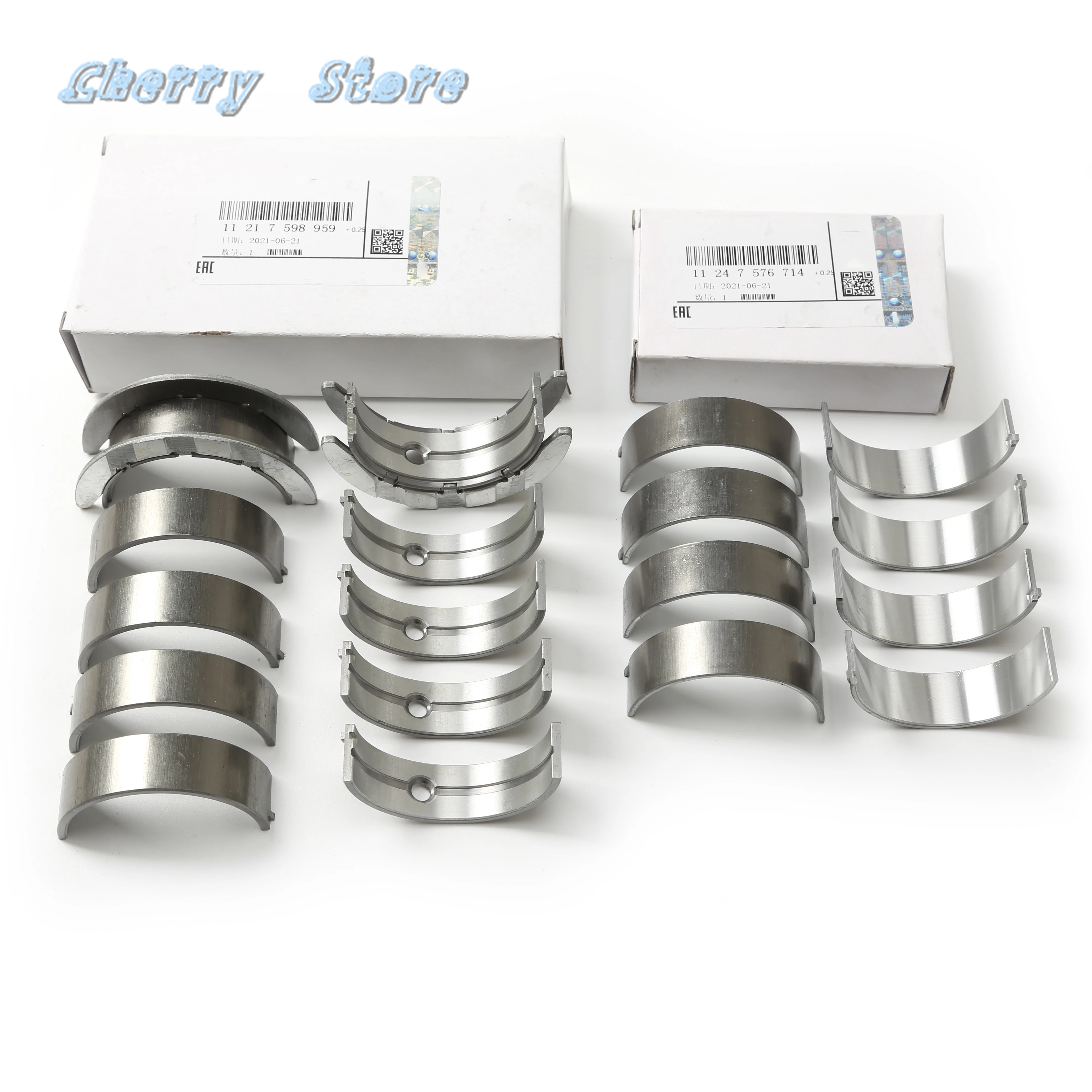 

Oversized 0.25MM Crankshaft and Connecting Rod Bearings Set For BMW N20B20B N20B20A 328i 420i sDrive20i WG1897513 11247576714