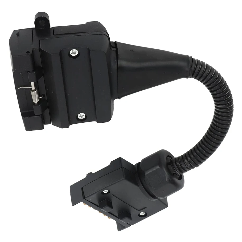 7 Pin Flat Plug To 12 Pin Socket Portable AU Plug Trailer Connector