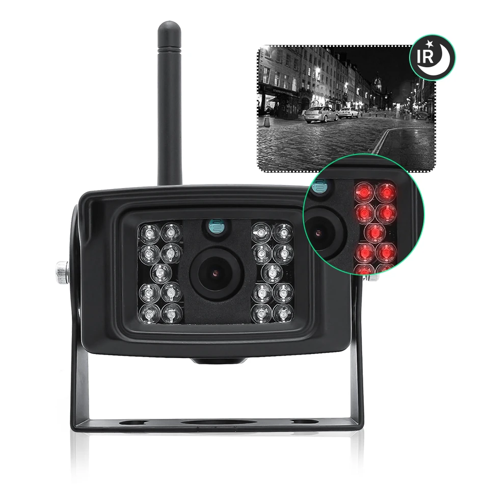 GreenYi 10'' AHD Wireless Digital DVR Recorder Reverse Backup Kamera mit WiFi Monitor Für Lkw/Anhänger/Bus/RV/Tonabnehmer/Anhänger – Detail 10