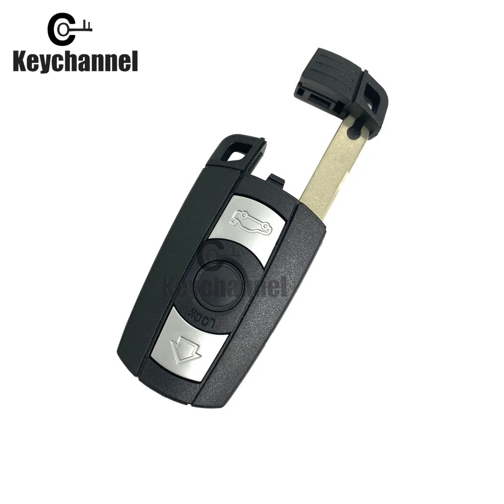Keychannel Car Remote Key Shell Case 3 Button Casing HU92 Key for BMW 1