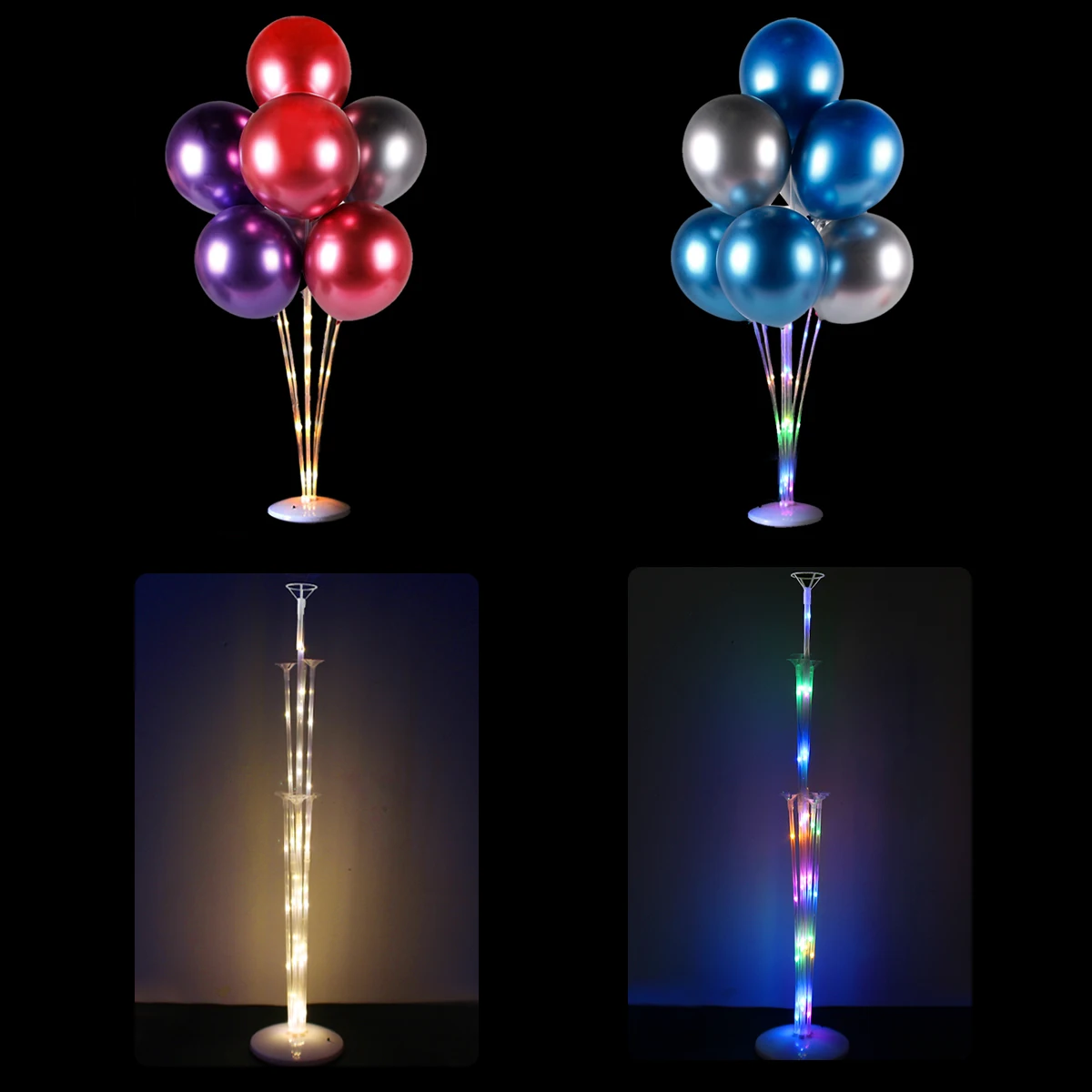 Balloons Stand Balloon Support Column Confetti Ballons Holder Wedding Birthday Party Decoration Kids Baby Shower Balons