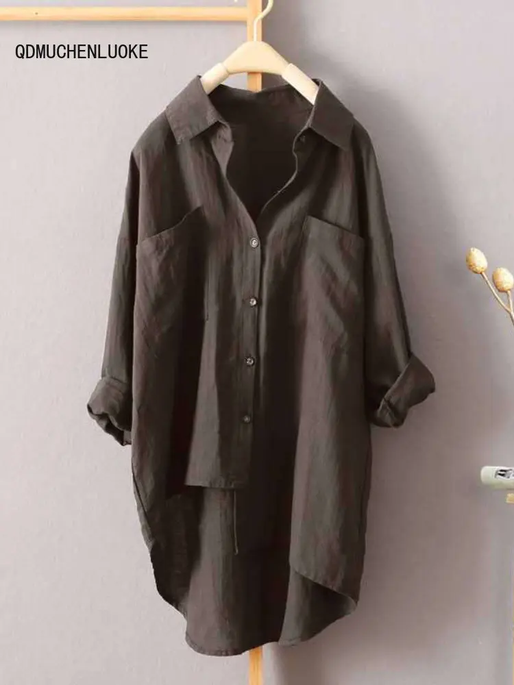 

Blouses for Women Fashion Summer Blouses for Women 2023 New In Women's Clothing Korea Stylish Casual Long Sleeved Cardigan Shirt