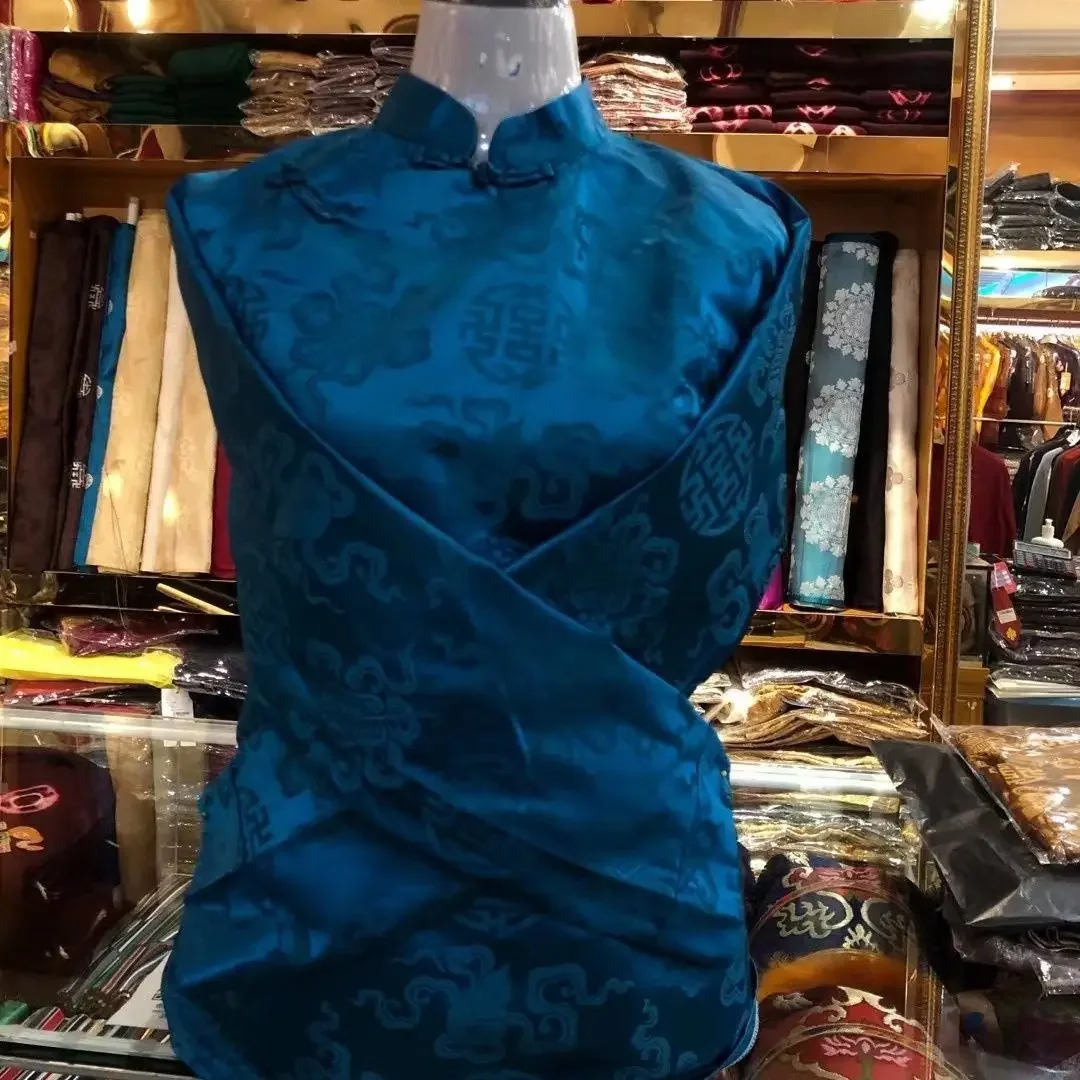 new Tibetan ethnic style performance Tibetan single-piece simple atmospheric shirt