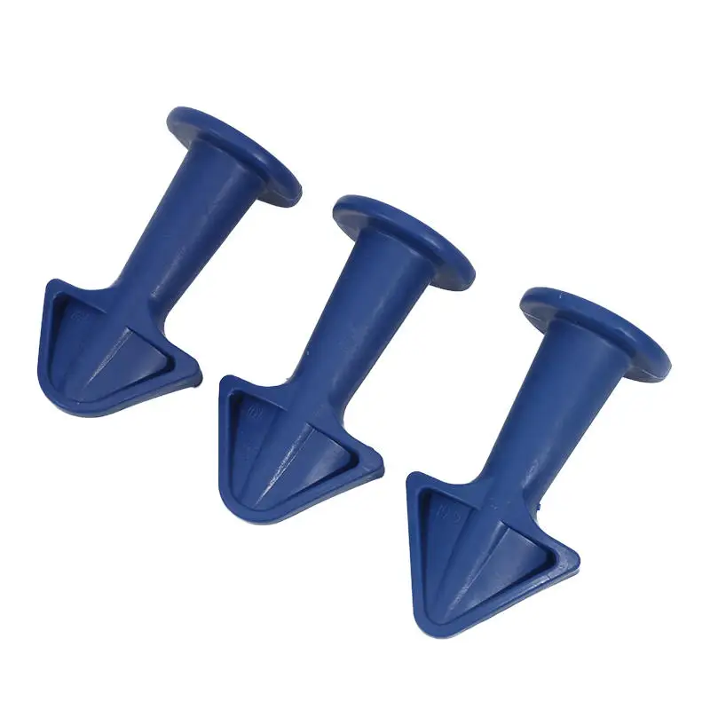 3Pcs Caulk Düse Applikator Silikon Abdichten Werkzeuge Dichtstoff Finishing Mörtel Kit Schaber Boden Reinigung Fliesen Schmutz Spachtel – Detail 15