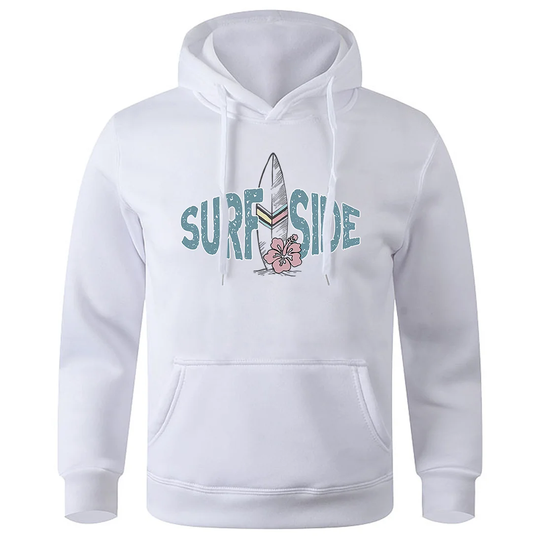 

Surfing Enthusiasts Surf Side Print For Men Streetwear Novelty Fashion Hoodies Man Soft Comfortable Hooded Creative Street Tops