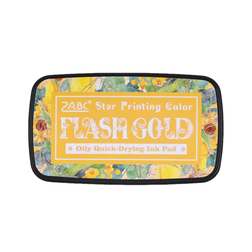 Vibrant Ink Pad for Stamps and Scrapbooking - Easy to Use School Accessory