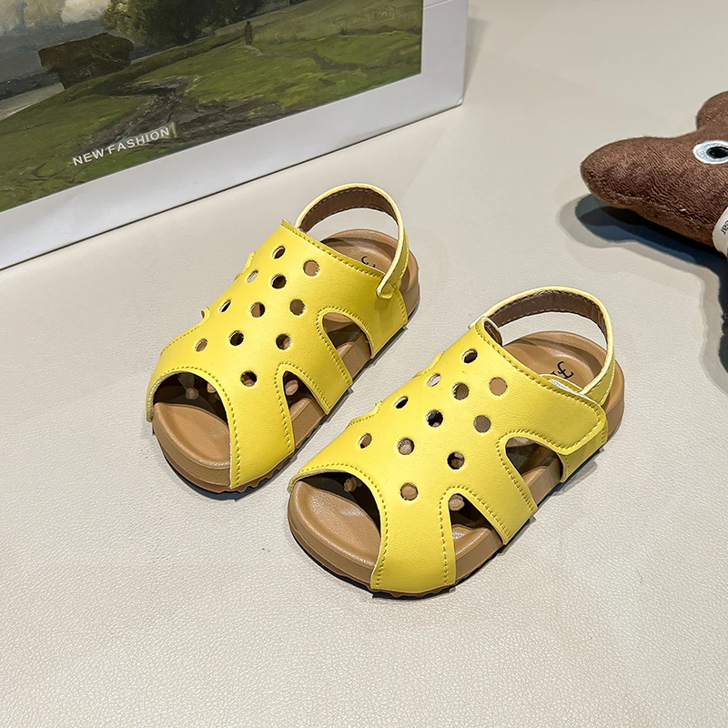 Girls PU Leather Non Slip Summer Sandals