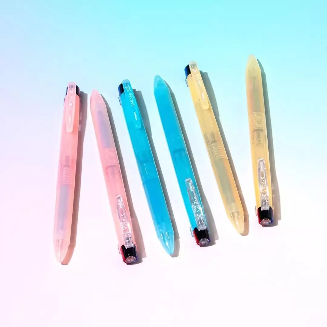 Japan ZEBRA Multifunctional pen J3J5 Linded Color Module 3 Colors Gel Pen 0.4/0.5mm Art Stationery