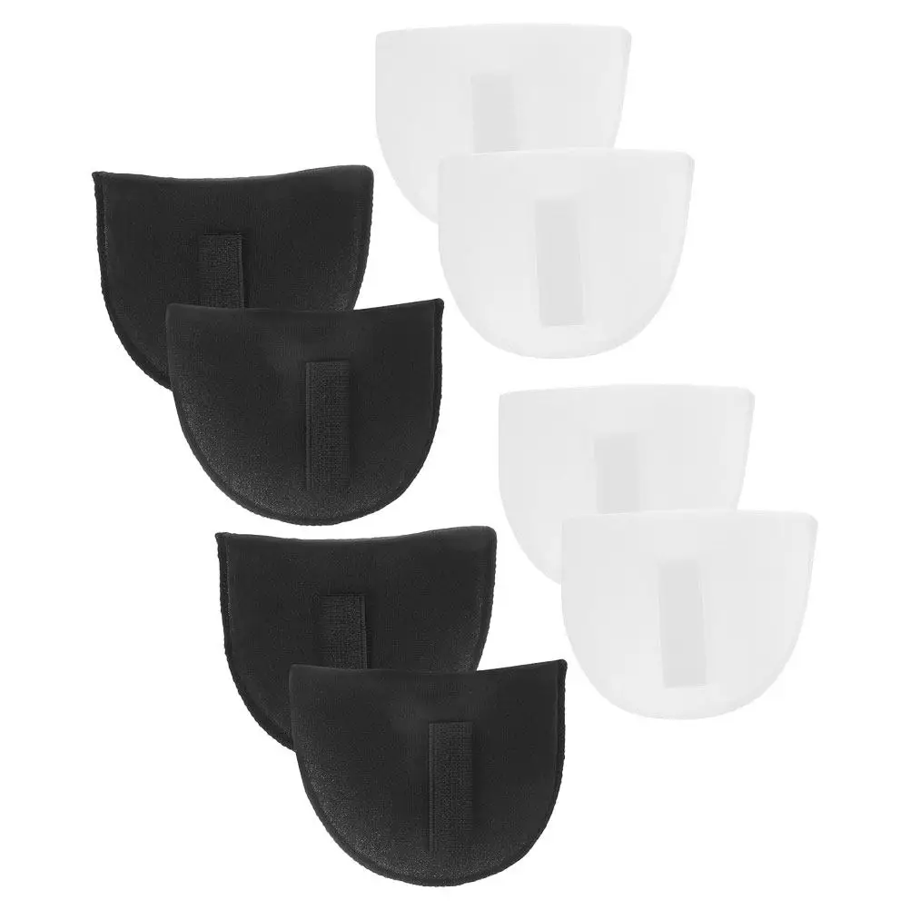 8Pcs 폼 어깨 패드 여성용 탈착식 미끄럼 방지 스폰지 어깨 패드 1.5cm 두꺼운 블라우스, 재킷, 정장에 적합