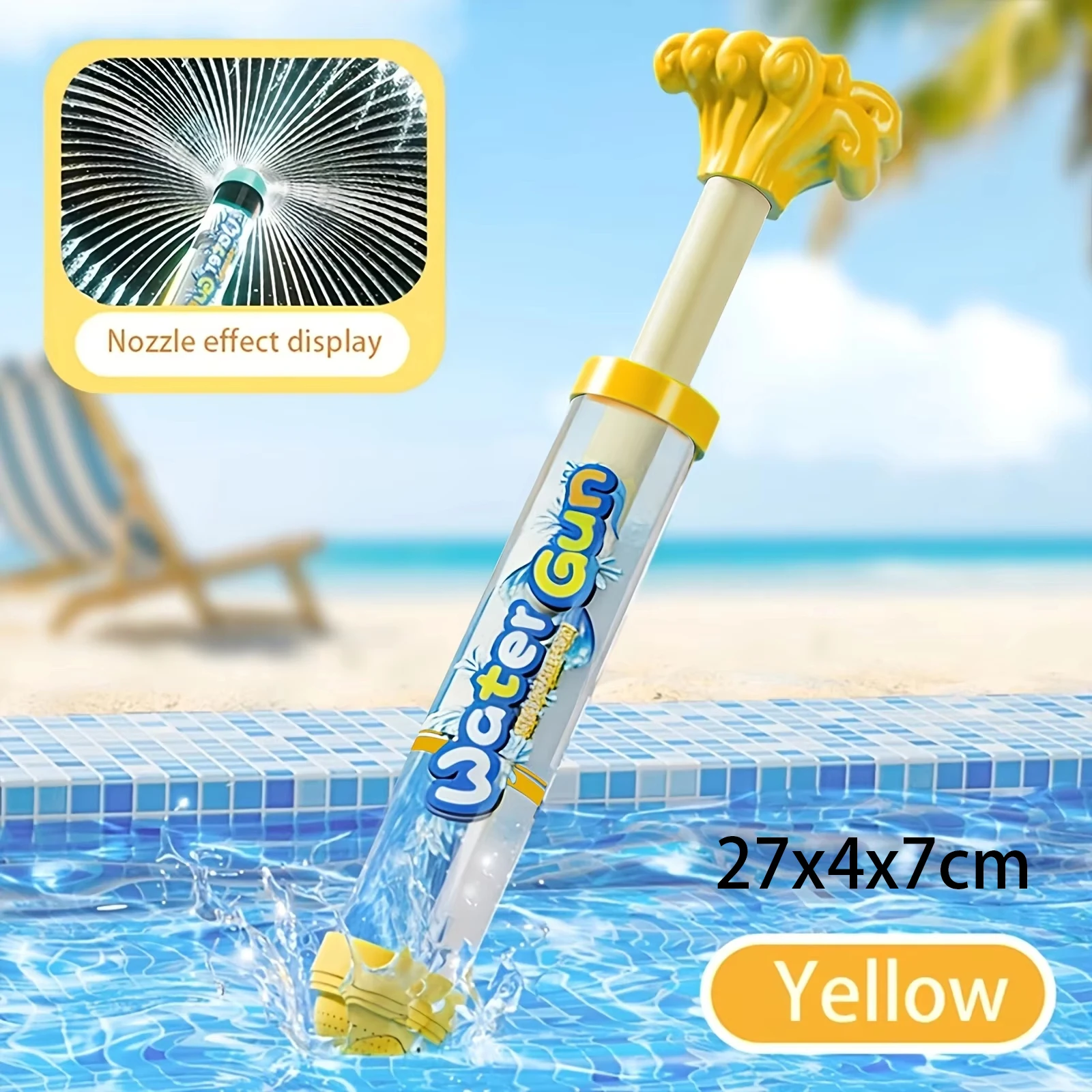 Ultimate Spray Pull-Back Water Blaster for Kids - Summer Splash Toy for Outdoor Pool Parties