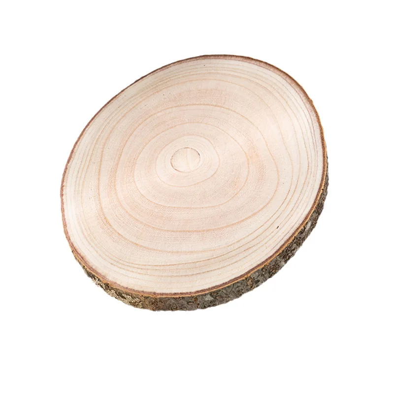 1pc Large Wood Slices 8 to 13 inches Wood Centerpieces for Tables Rustic  Wedding ,Natural Wood Slabs w/Cracks & bark Loss - AliExpress