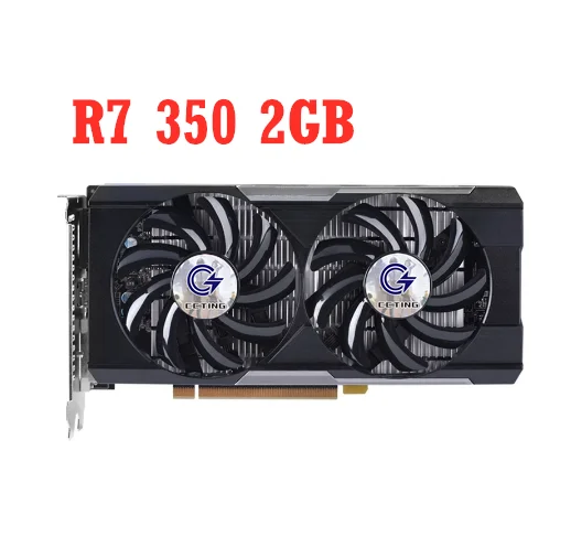 

C CCTING R7 350 2GB Video Cards For AMD GPU Radeon R7350 2GB Graphics Cards Computer PC Gaming HDMI VGA for SAPPHIRE