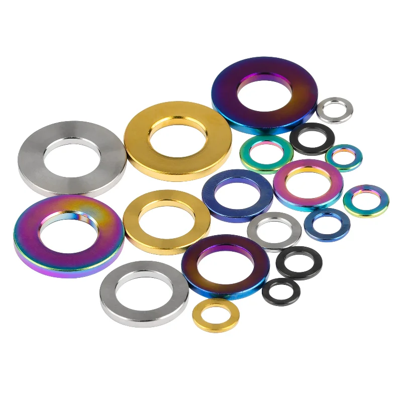 

Titanium Alloy Flat Washer/Modified Motorcycle Bicycle Gasket M4- M10