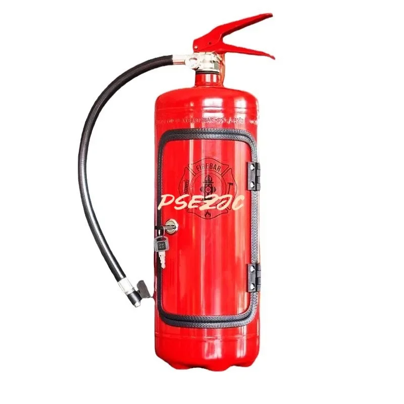 Mini Fire Extinguisher Storage Wine Storage Fire Extinguisher Wine Box Desktop Firefighter Decoration mini storage boxes