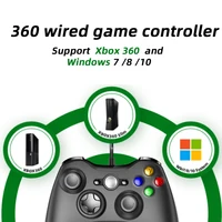 360 wired game controller supports Xbox 360 and