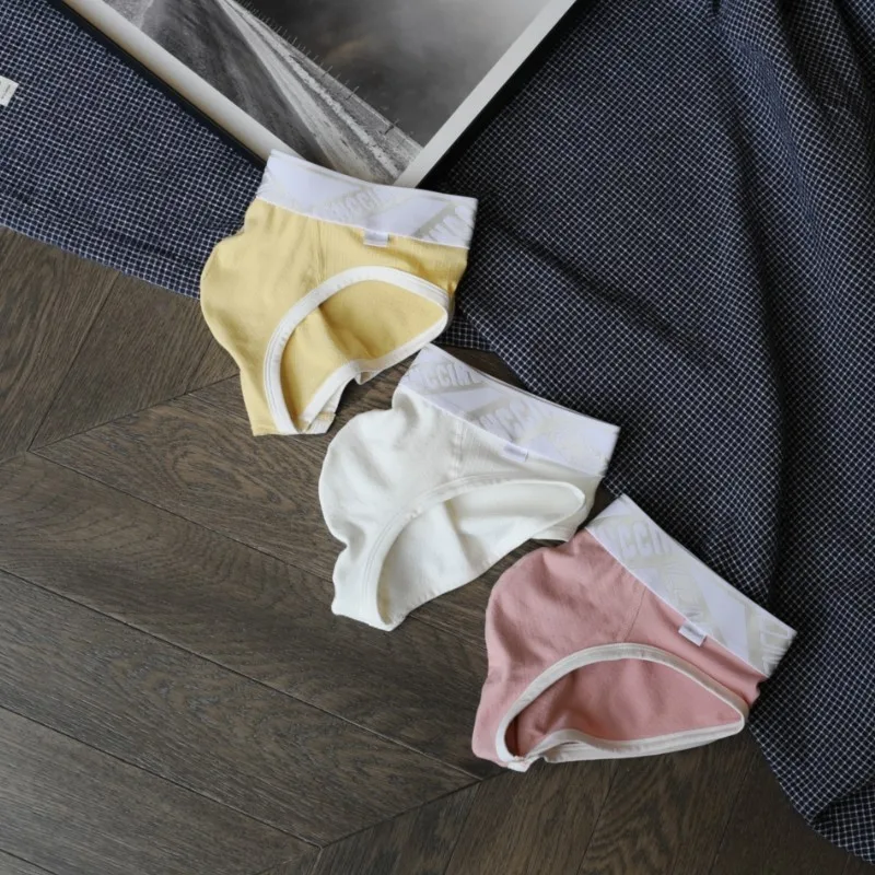 

1 шт./партия, мужские трусы из хлопка с низкой посадкой