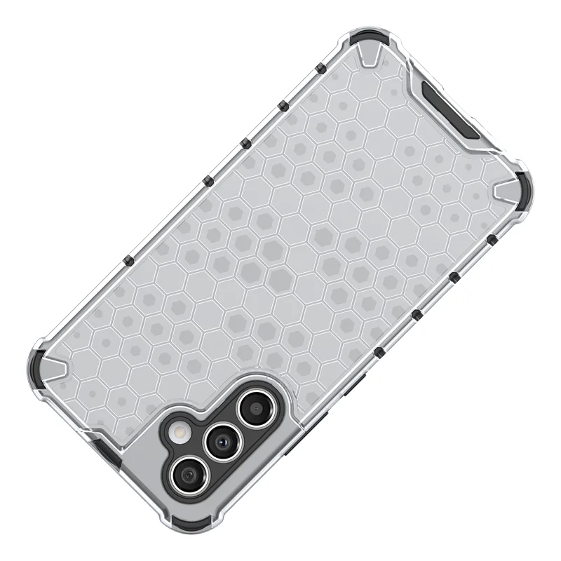 Enhanced Shockproof Clear Phone Case with Silicone Back Cover