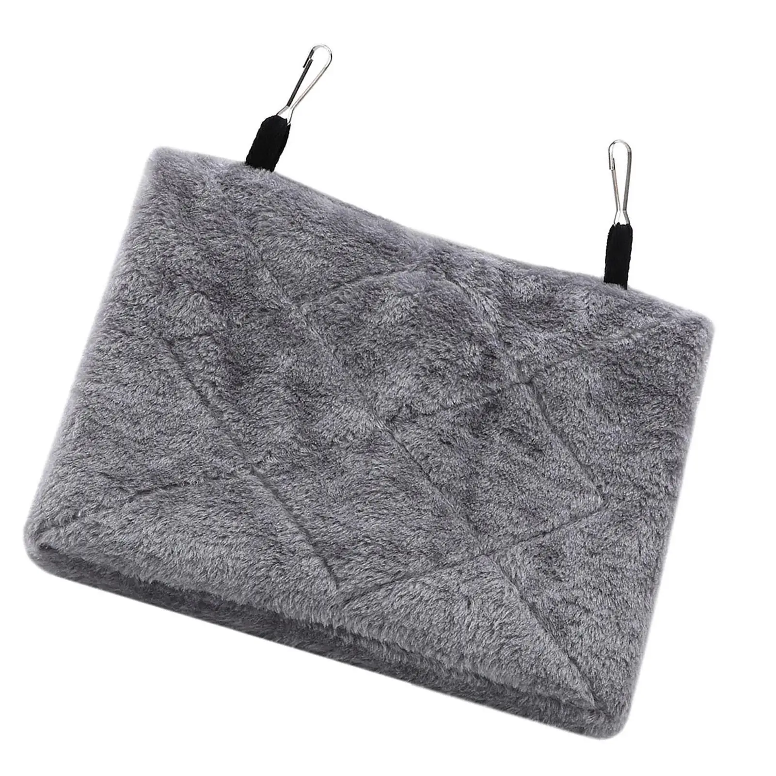 Cozy Soft Plush Bird Hammock Cage Tent-Warm Winter Bed Pet Toy for birds