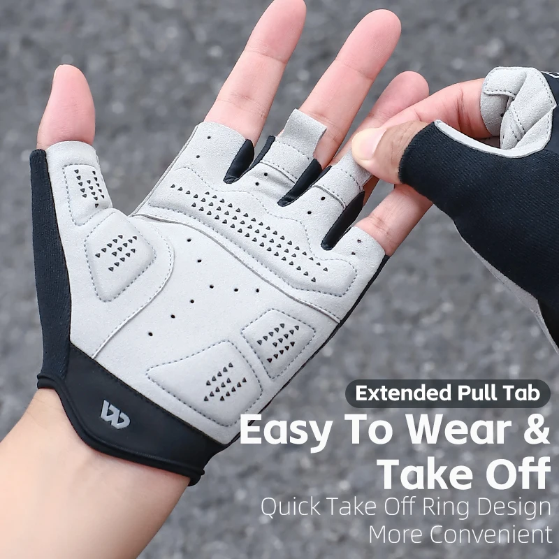 WEST BIKING Cycling Bike Gloves MTB Road Anti Slip Shock Proof Bike Gloves Men Women Summer Gym Training Sports Hand Gloves 4