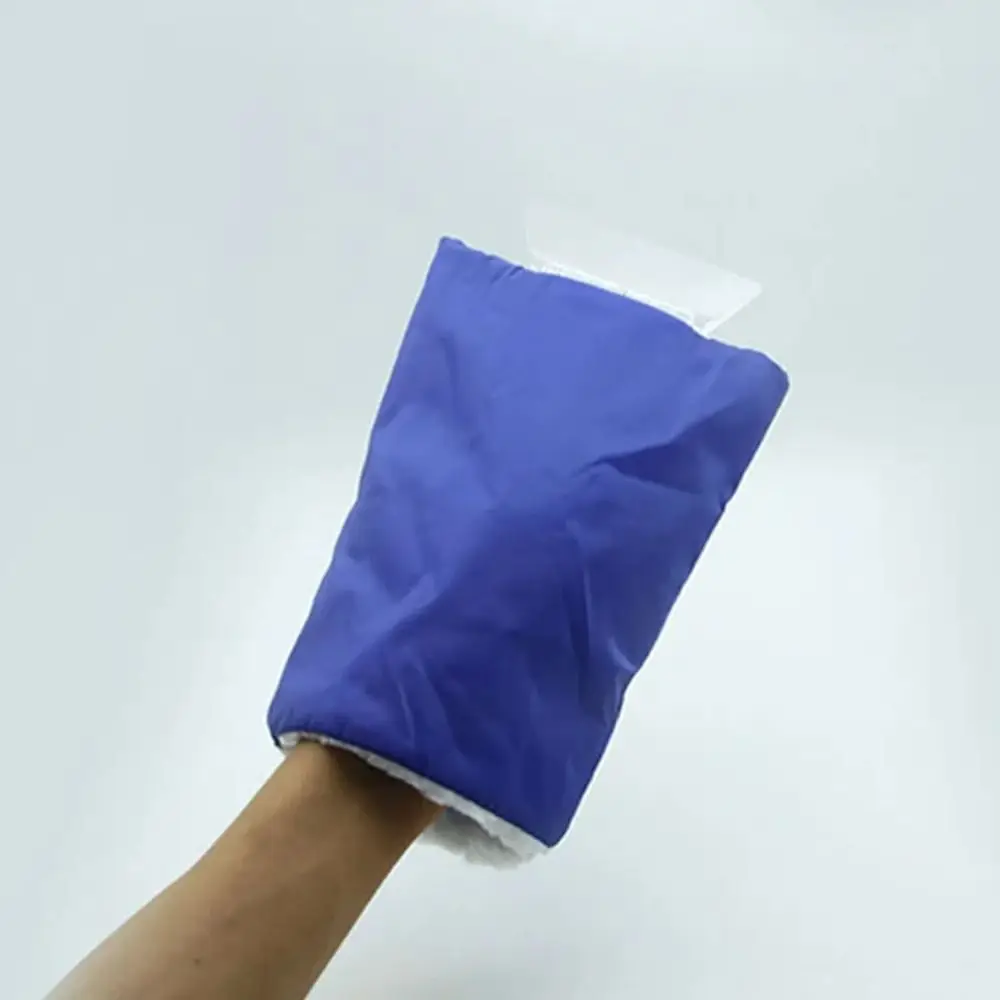 Snow Shovel Ice Scraper Car Handheld Cleaning Glove Style Outdoor Waterproof Warm Window Glass Frost Removal Tool