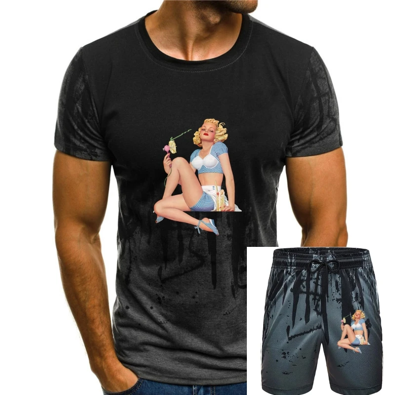 

Men tshirt Pinup Girl 1 - Men's T-Shirt women T-Shirt tees top