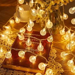 Warm LED String Lights - Crystal Fairy Lights for Outdoor & Indoor Decoration (Warm light)