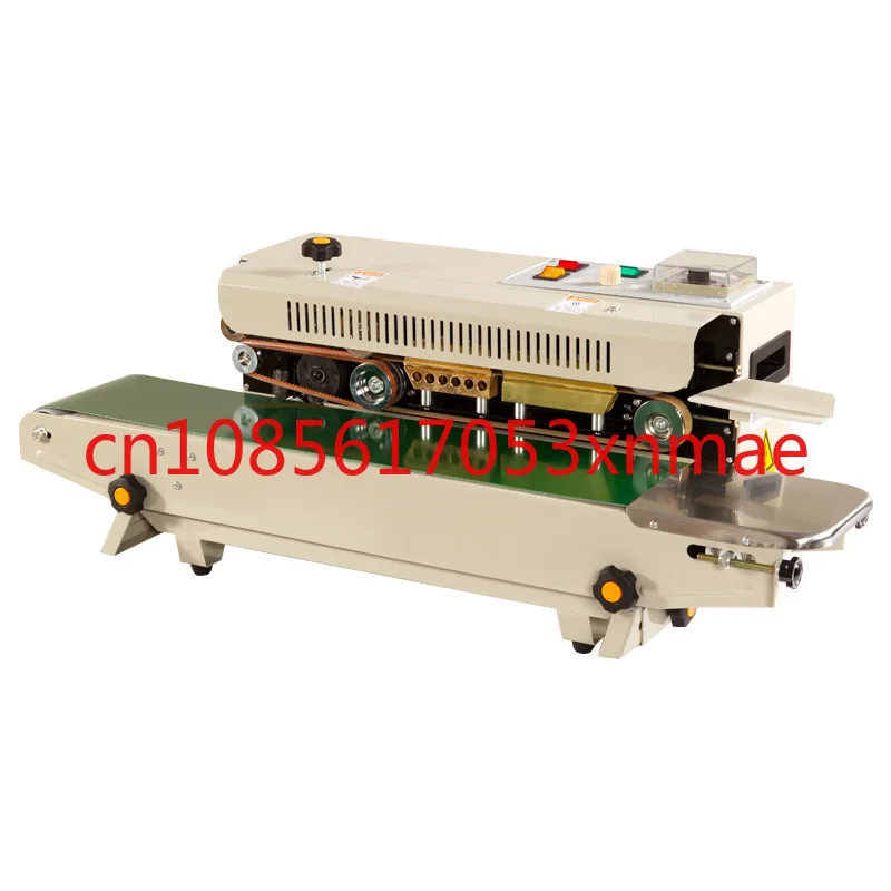 

Intime Reinforced FR-900 Automatic Continuous Sealing Machine Moon Cake Tea Aluminum Foil Plastic Bag Sealing Machine Printing