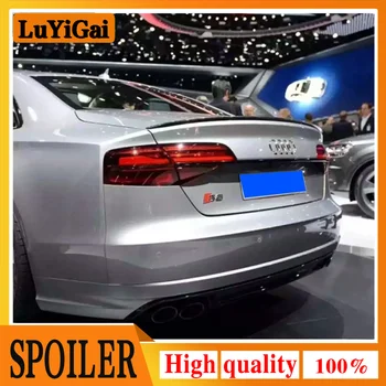 Spoiler in fibra di carbonio per AUDI A8 S8 RS8 Sportback Coupe 2018 2019 2020 2021 Wing Lip Spoiler accessori per auto