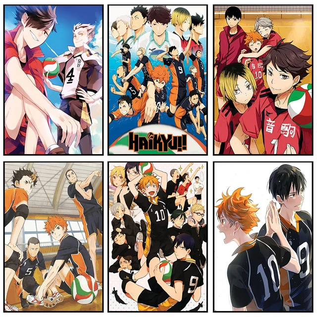 Volleyball Boy Anime Japanese Anime Diamond Embroidery Full Square Diamond  Mosaic Cross Stitch Kit Home Decor Art Diamond Art - AliExpress