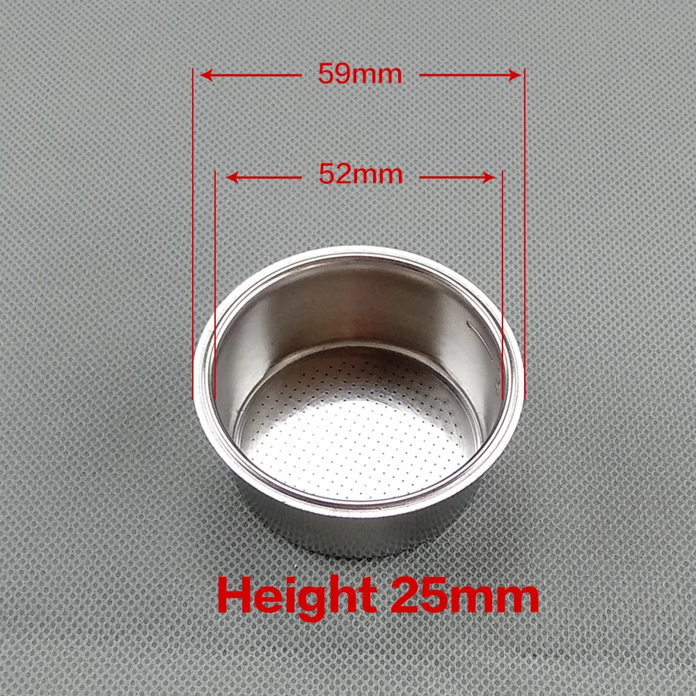 51mm Stainless Steel Delonghi Portafilter for EC68...