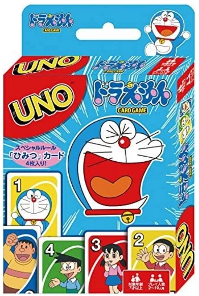 Board Games Doraemon Uno Playing Card 13 Cards Anime Figure Nobita Doraon One Game Letters Toys For Children Birthday Gifts Card Games Aliexpress