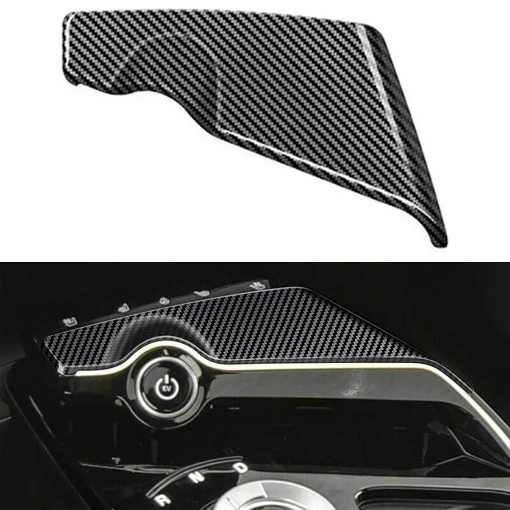 

For KIA EV6 Central Control Panel Center Console Decoration Frame Cover Trim Car Interior Accessories Carbon Fiber Pattern
